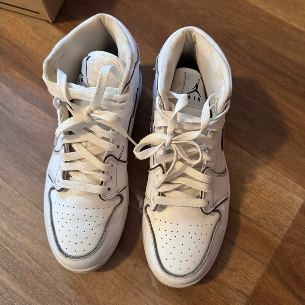 Jordan White High-Top Sneakers